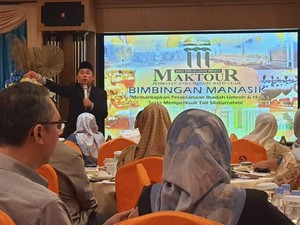 Maktour Gelar Manasik Haji, Jemaah Diingatkan Meluruskan Niat & Bersabar