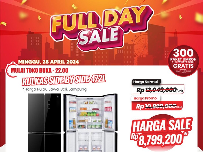 Transmart Full Day Sale-Kulkas