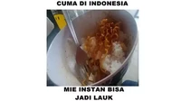 Senang deh jadi orang Indonesia, ada banyak hal unik yang hanya bisa ditemukan di negara ini. Cek meme cuma ada di Indonesia berikut, dijamin related.