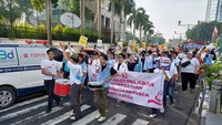 Adapun relawan presiden dan wakil presiden 2024 yang hadir diwakili relawan 01 dari anak bangsa (Abas), relawan 02 dari Bison Indonesia dan relawan 03 dari Ganjar For Presiden Indonesia.