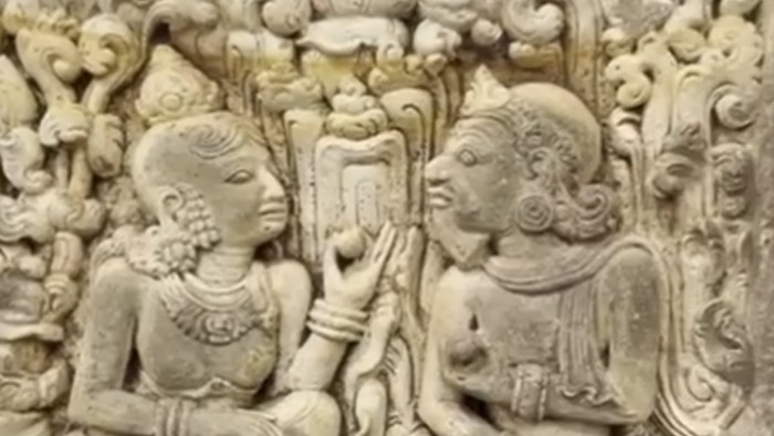 Artefak era Majapahit yang dicuri sampai New York. (Sumber: Instagram KJRI New York)