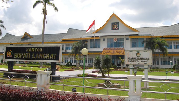 Kantor Bupati Langkat. (Laman resmi Kabupaten Langkat)