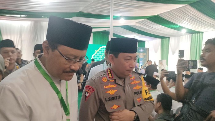Kapolri dan Panglima TNI Hadiri Acara Halalbihalal PBNU