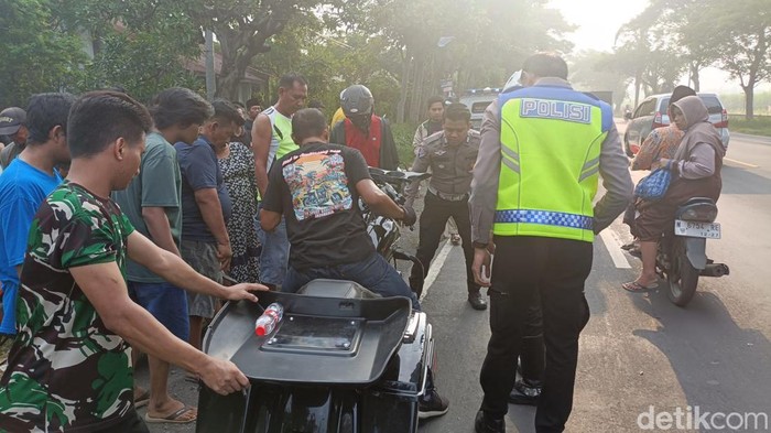 Kecelakaan Moge Harley Davidson di Probolinggo