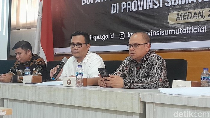Koordinator Divisi SDM KPU Sumut Robby Effendi (Nizar Aldi/detikSumut)