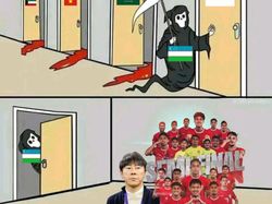 Meme Lucu Uzbekistan Tantang Indonesia di Piala Asia U-23 2024