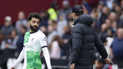 Momen Salah Kesal sama Klopp