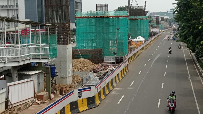 Kondisi Terkini Pembangunan LRT Jakarta Velodrome-Manggarai