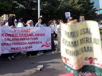 Rekonsiliasi Lintas Paslon Capres-cawapres di CFD Jakarta