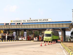 759.844 Unit Kendaraan Lintasi Ruas Tol Bakter Lampung Selama Masa Lebaran