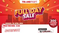 AC Split 1/2 PK Transmart Full Day Sale Diskon Sampai Rp 1,5 juta