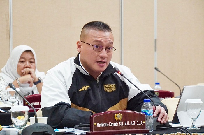 Anggota DPRD DKI Jakarta Komisi D Fraksi PDI Perjuangan Hardiyanto Kenneth