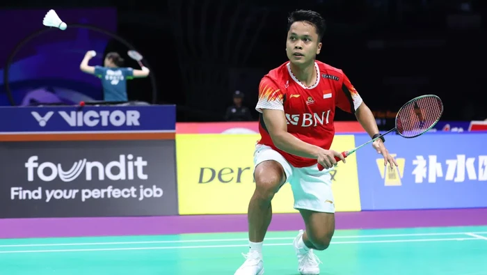 Anthony Sinisuka Ginting di Thomas Cup 2024