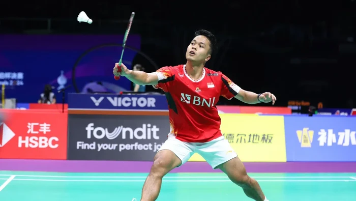 Anthony Sinisuka Ginting di Thomas Cup 2024