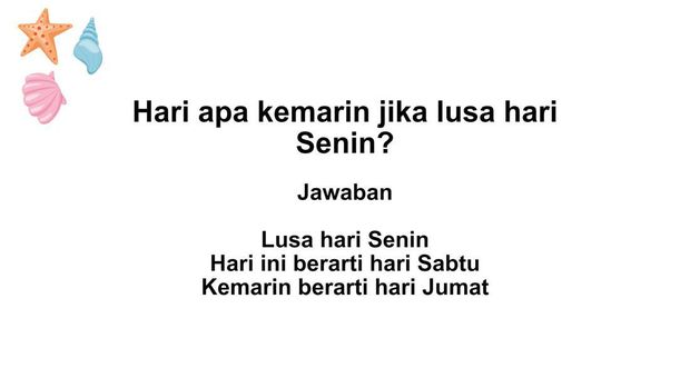 asah otak monday blues