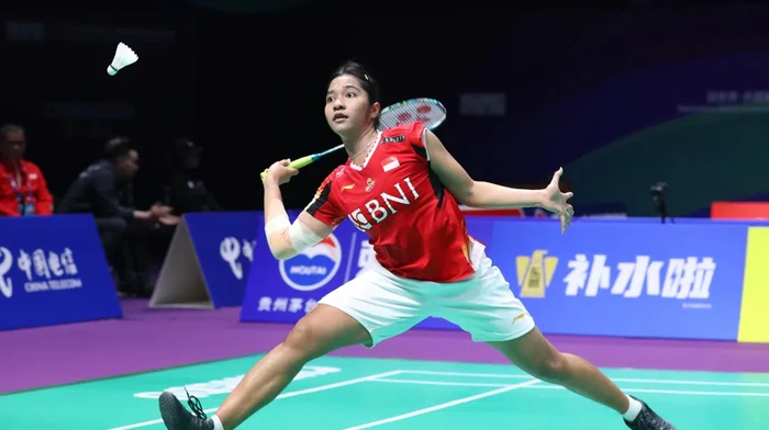 Ester Nurumi Tri Wardoyo di Uber Cup 2024