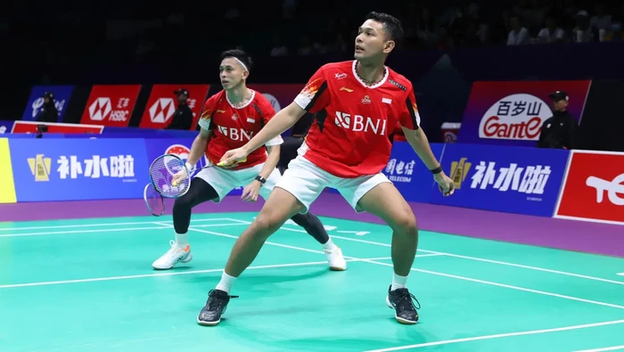 Fajar Alfian/Muhammad Rian Ardianto di Thomas Cup 2024