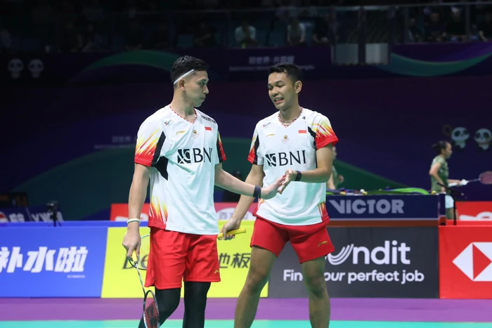 Fajar Alfian/Muhammad Rian Ardianto di Thomas Cup 2024