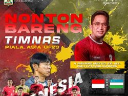 Aneka Jadwal Nobar Indonesia Vs Uzbekistan yang Digelar Pemda