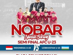 Aneka Jadwal Nobar Indonesia Vs Uzbekistan yang Digelar Pemda