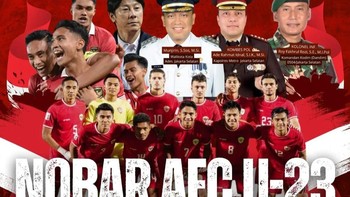 Jakarta Selatan menggelar nobar di Selasar Kantor Walikota Jaksel. Foto: Sccreenshot/Instagram