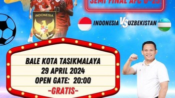 Pemkot Tasikmalaya ada nobar di Bale Kota Tasikmalaya. Foto: Sccreenshot/Instagram