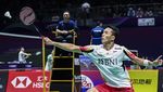 Jonatan Christie Bawa Indonesia Ungguli Thailand 2-1 di Thomas Cup 2024