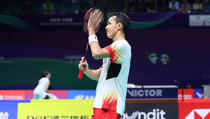 Jonatan Christie di Thomas Cup 2024