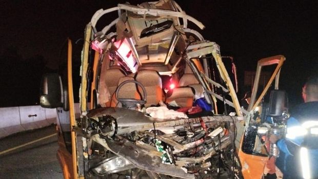 Kecelakaan lalu lintas di tol Batang.