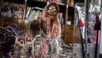 Wow! Suvenir Wayang Ini Dibuat dari Kulit Jagung