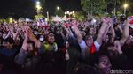 Keseruan Nobar Timnas Garuda Muda di Kota Pahlawan