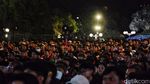Keseruan Nobar Timnas Garuda Muda di Kota Pahlawan