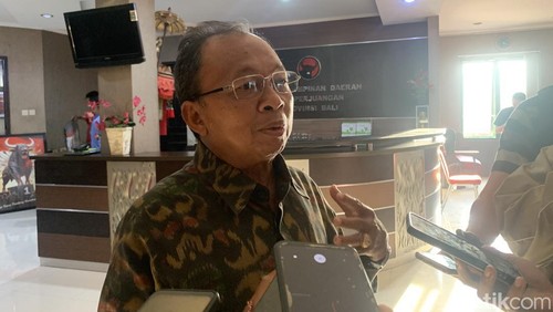 Ketua DPD PDIP Bali Wayan Koster. (Foto: Rizki Setyo/detikBali)