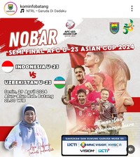 Kumpulan Jadwal Nobar Indonesia Vs Uzbekistan yang Digelar Pemkot