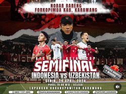 Aneka Jadwal Nobar Indonesia Vs Uzbekistan yang Digelar Pemda