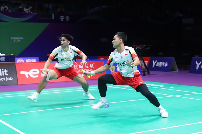 Leo Rolly Carnando/Daniel Marthin di Thomas Cup 2024