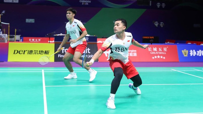 Leo Rolly Carnando/Daniel Marthin di Thomas Cup 2024