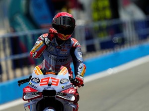 Mulai Paham dengan Motornya, Marquez Start dari Posisi 13 Finish di Podium