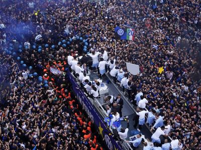 Meriahnya Parade Perayaan Juara Serie A Inter Milan