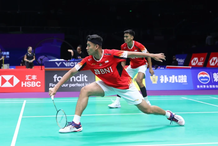 Muhammad Shohibul Fikri/Bagas Maulana di Thomas Cup 2024