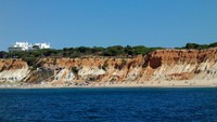 Nah, diposisi pertama ada Pantai Praia da Falésia di Portugal. Setitik surga ini memiliki pasir halus dan tebing merah marun yang khas. Air lautnya yang sangat jernih dan tenang menjadikan pengalaman tak terlupakan untuk detikers yang ingin mencari ketenangan dan keindahan alam. Dok. Wiki