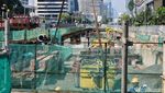 Penampakan Terowongan Penghubung Stasiun MRT Kota-Glodok