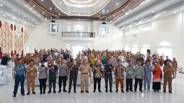 Pemerintah Kabupaten (Pemkab) Sukabumi menggelar Musyawarah Perencanaan Pembangunan (Musrenbang) Rencana Pembangunan Jangka Panjang Daerah (RPJPD) tahun 2025-2045.