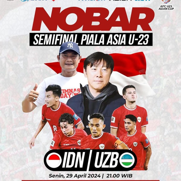 Pemkab Lamongan gelar nobar laga semifinal Piala Asia U-23