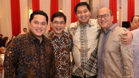 Acara tersebut dihadiri Ketum PSSI yang juga Menteri BUMN Erick Thohir, Mendag Zulkifli Hasan dan pengusaha besar nasional.