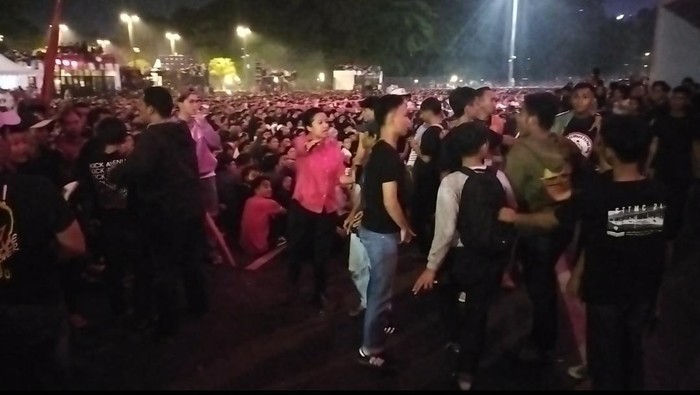 Penonton Timnas U-23 di GBK Sempat Ribu Gegara Layar Terhalang (Kurniawan-detikcom)