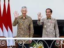 Jokowi Bahas Rencana Ekspor Listrik RI dengan PM Singapura