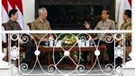 Potret Jokowi-Prabowo Terima Kunjungan PM Singapura di Istana Bogor