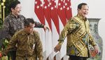 Potret Prabowo dan Lawrence Wong, Calon Pemimpin Baru RI-Singapura