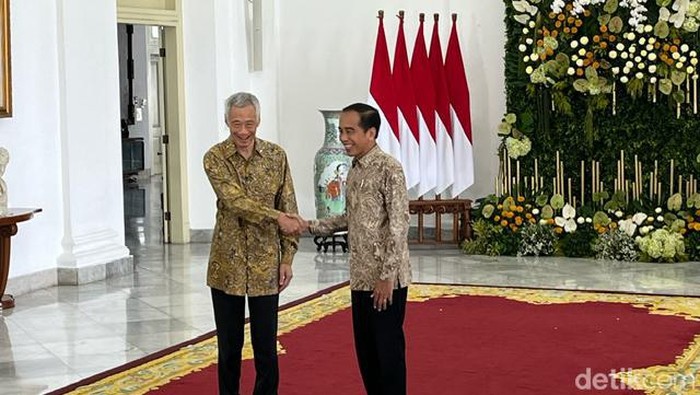 Jokowi Terima Kunjungan PM Singapura Lee Hsien Loong di Istana Bogor